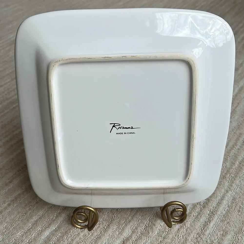 Rosanna Inc. Ceramic Square Serving Platter 